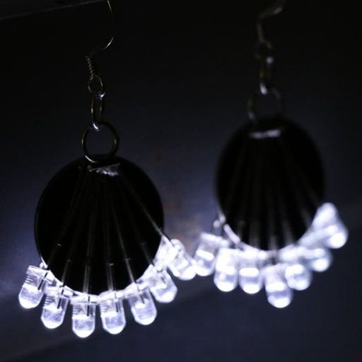 LED Earrings by Dim Sum Labs
